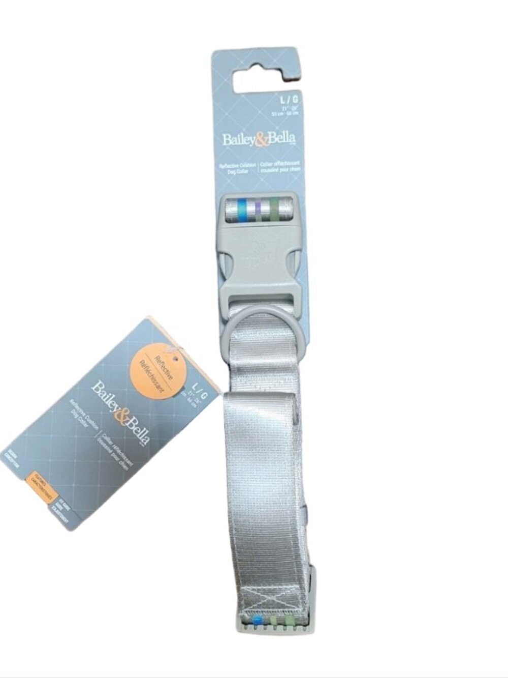 🐾 Bailey & Bella Reflective Cushion Dog Collar